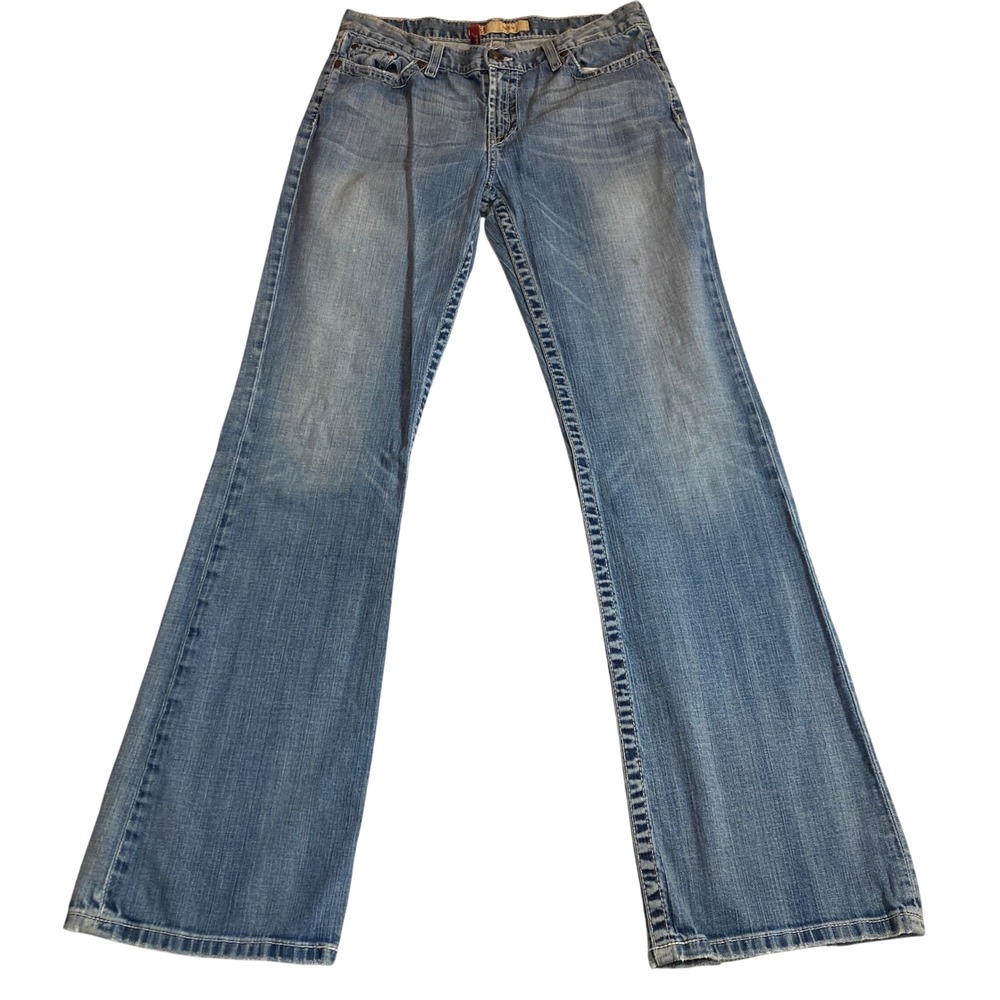 BKE Drew Bootcut Jeans Mens 30x35.5 Medium Wash Stretch Denim BK15117XL